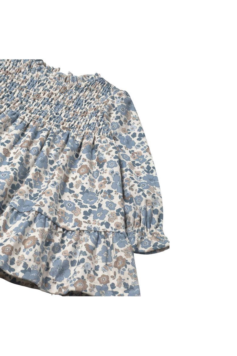Ruffled Velvet Dress, Alternate, color, Blue