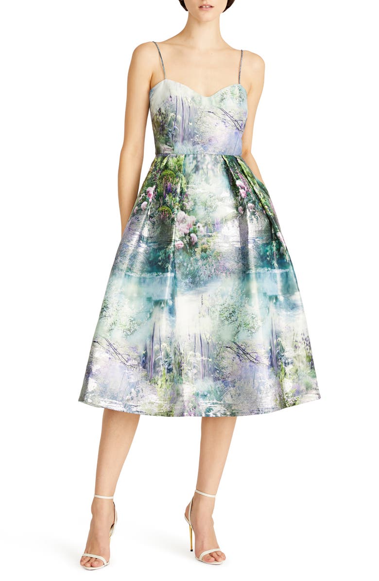ml monique lhuillier cocktail dress Strapless Cocktail Dress 2 / GOLD