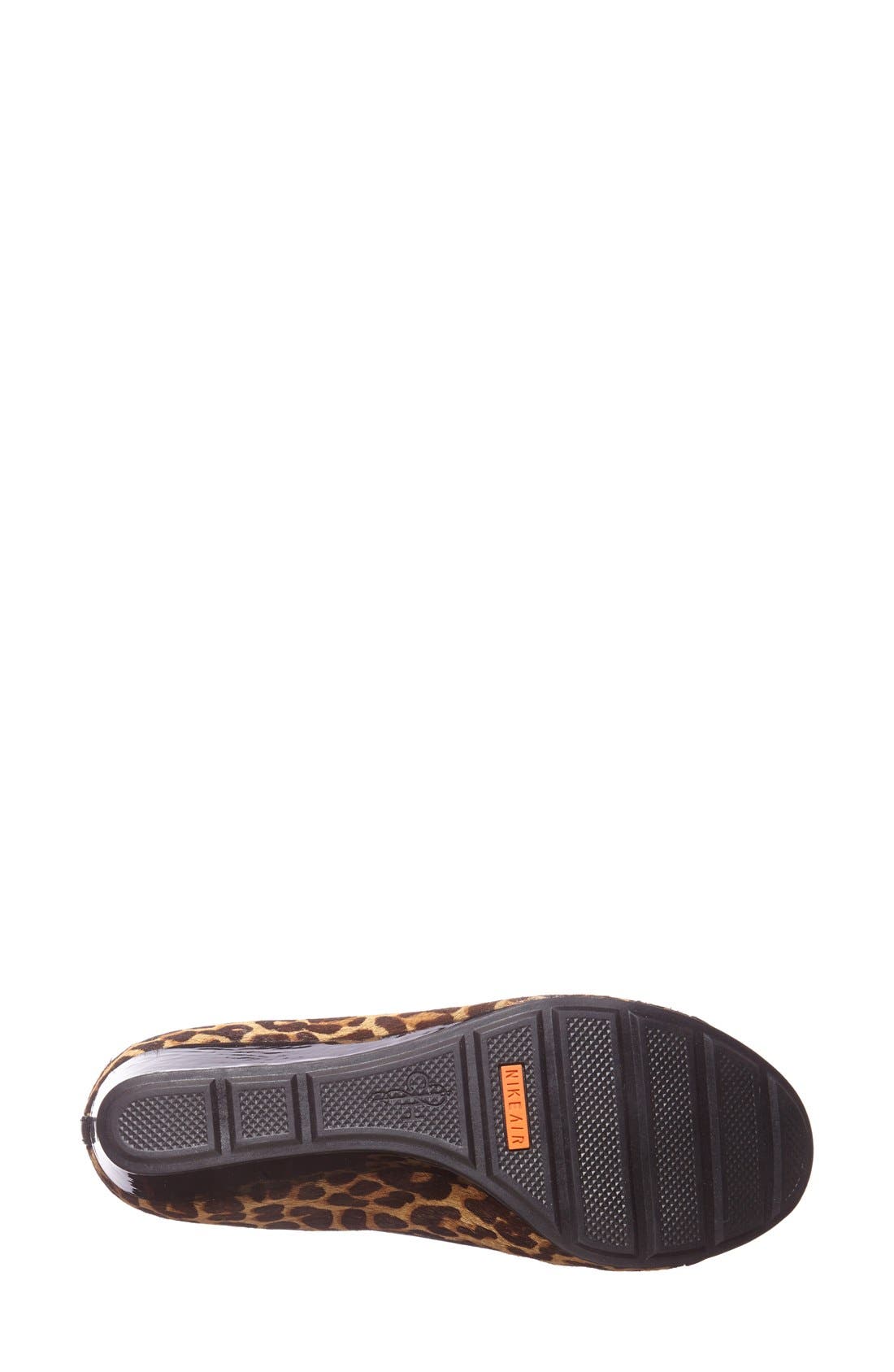 'Air Tali' Wedge Pump, Alternate, color, OCELOT HAIRCALF