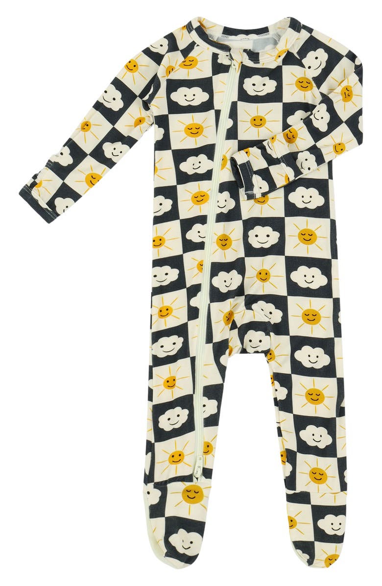 Bestaroo Checkmate Print Footie, Main, color, 