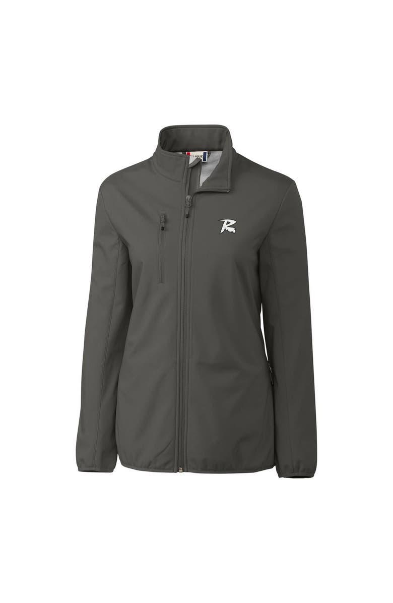 Cutter & Buck Women's Cutter & Buck  Steel Richmond Flying Squirrels Clique Trail Stretch Softshell Full-Zip Jacket, Alternate, color, 
