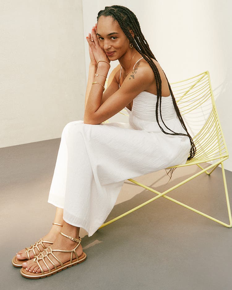 Hot Summer Designer Flat Sandals Ladies Shoes