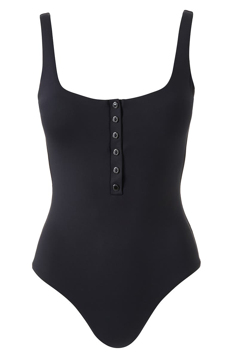 Melissa Odabash Taormina Snap-Up One-Piece Swimsuit, Alternate, color,