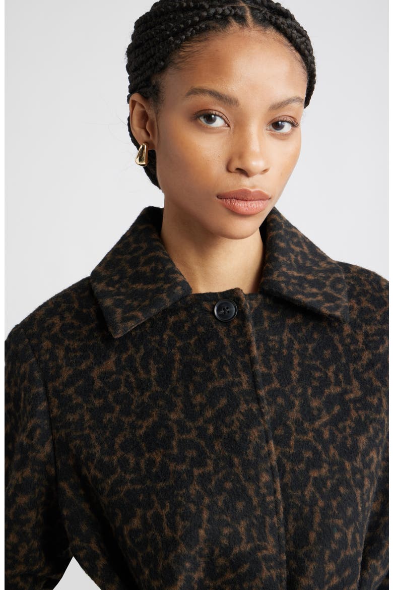 Belted Animal Print Jacket, Alternate, color, ANIMAL PRINT