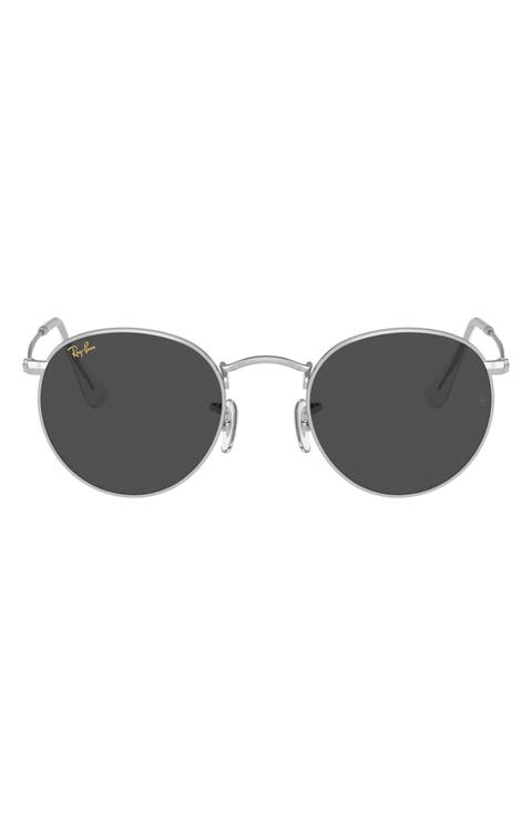 47mm Round Sunglasses