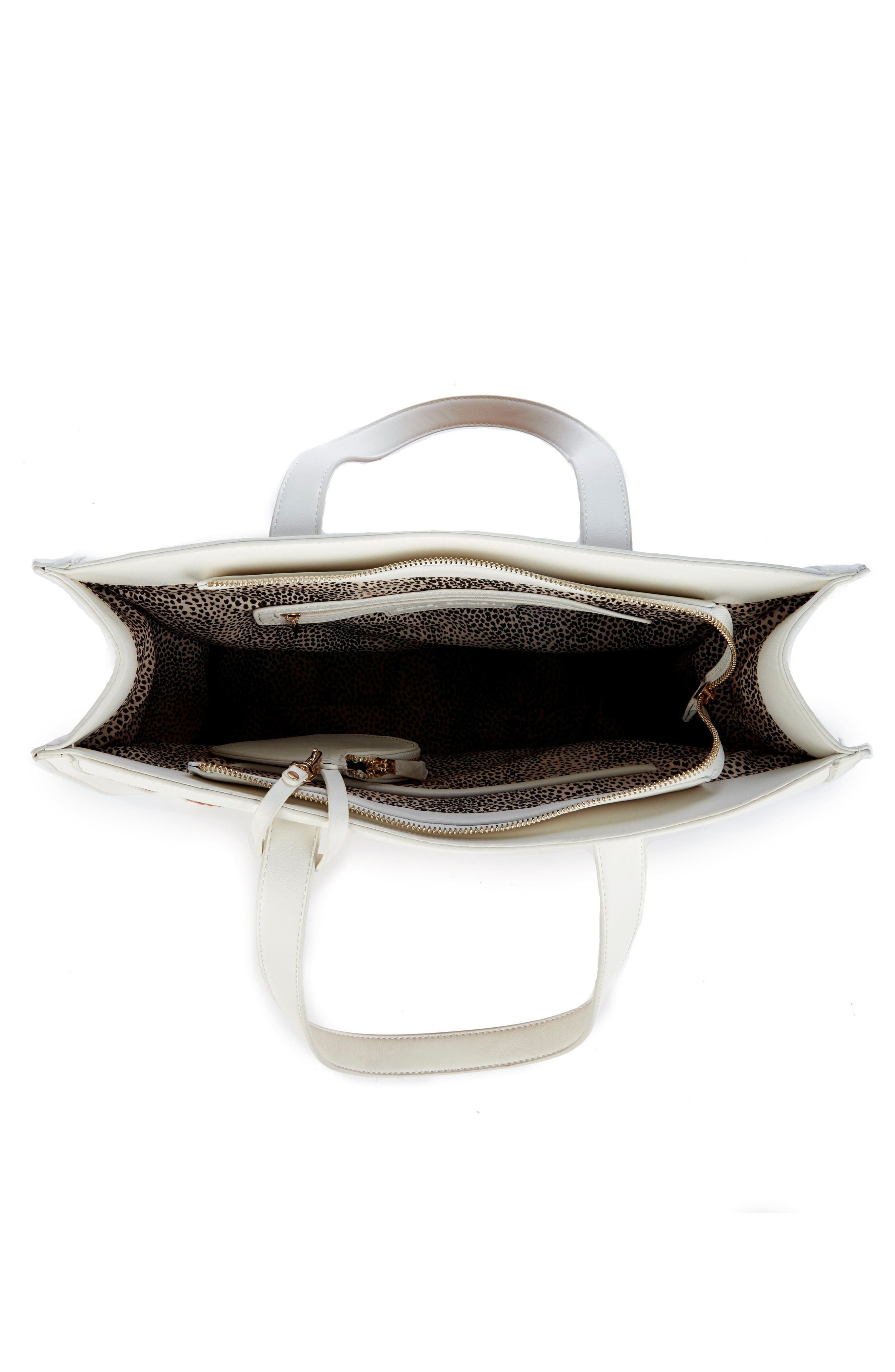 Sole Society Nikole Faux Leather Tote, Alternate, color, 