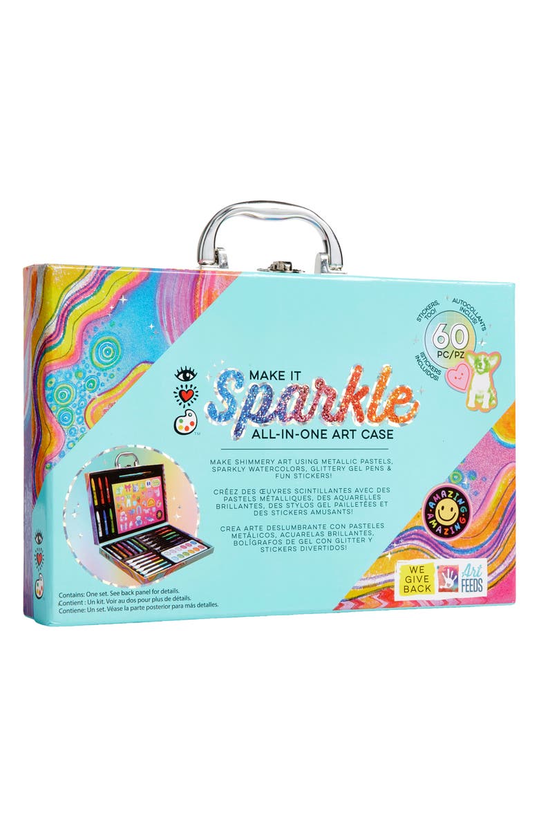 BRIGHT STRIPES Make It Sparkle All-In-One Art Case, Alternate, color, Multi