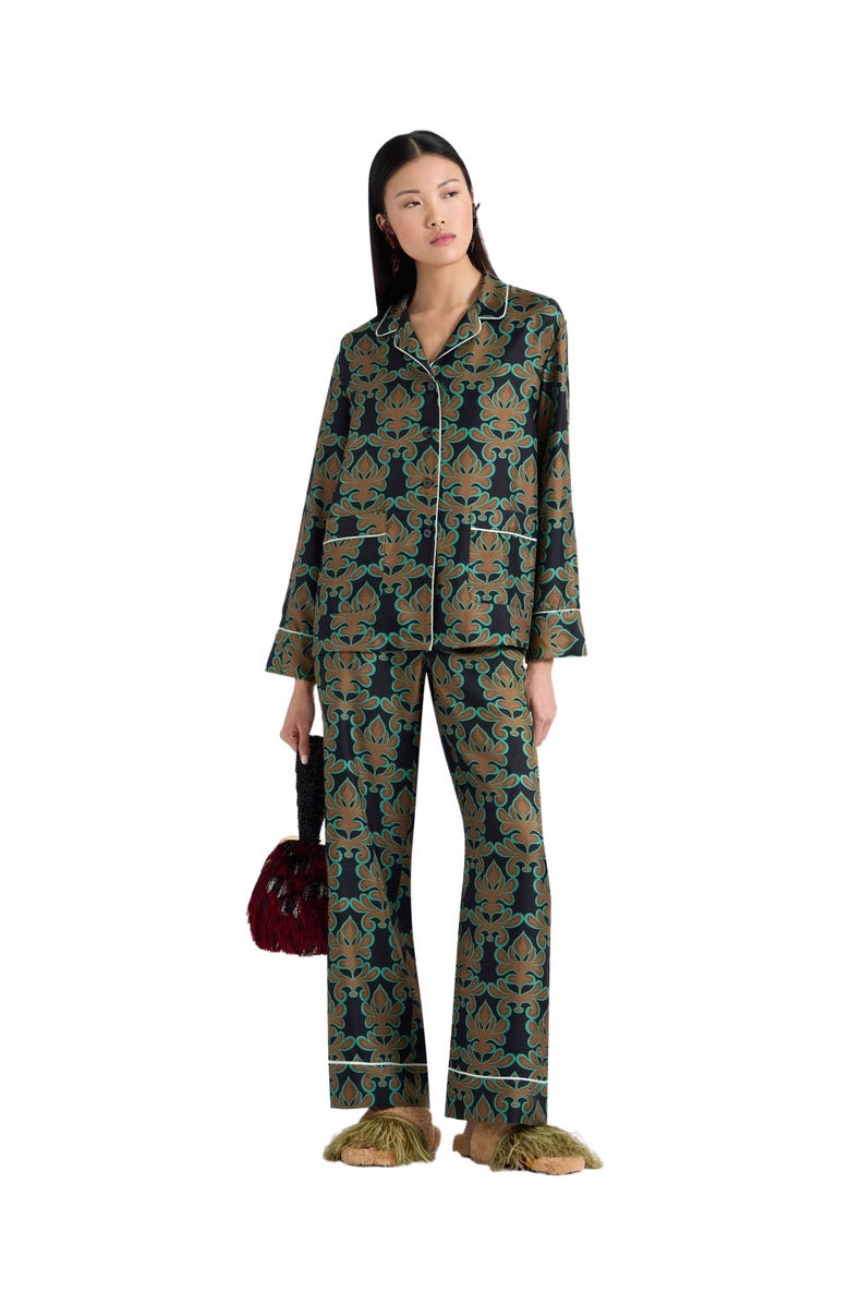 La DoubleJ Pajama Pants Herald Black, Main, color, 