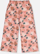Deux par Deux Frosted Strawberry Soft Relaxed Wide Leg Sweatpants