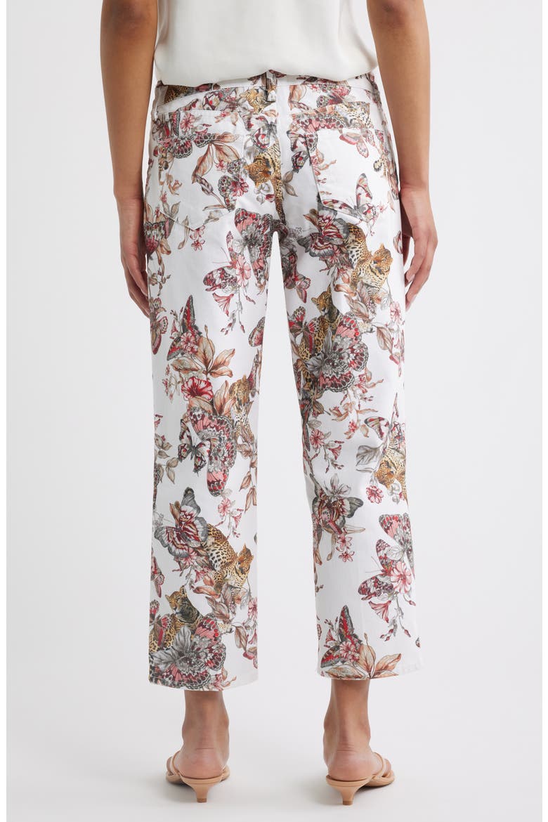 Blaine Crop Stovepipe Jeans, Alternate, color, BUTTERFLY JUNGLE