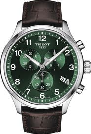 Tissot Chrono XL Chronograph Leather Strap Watch, 45mm