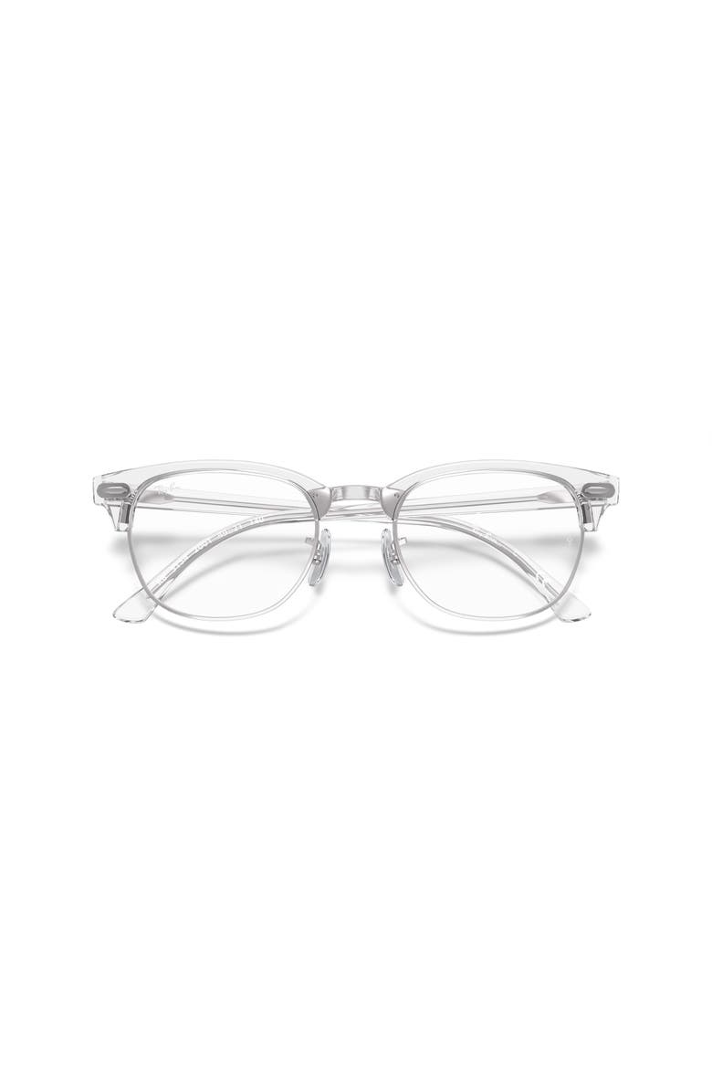 Ray-Ban 51mm Square optical glasses, Alternate, color, White