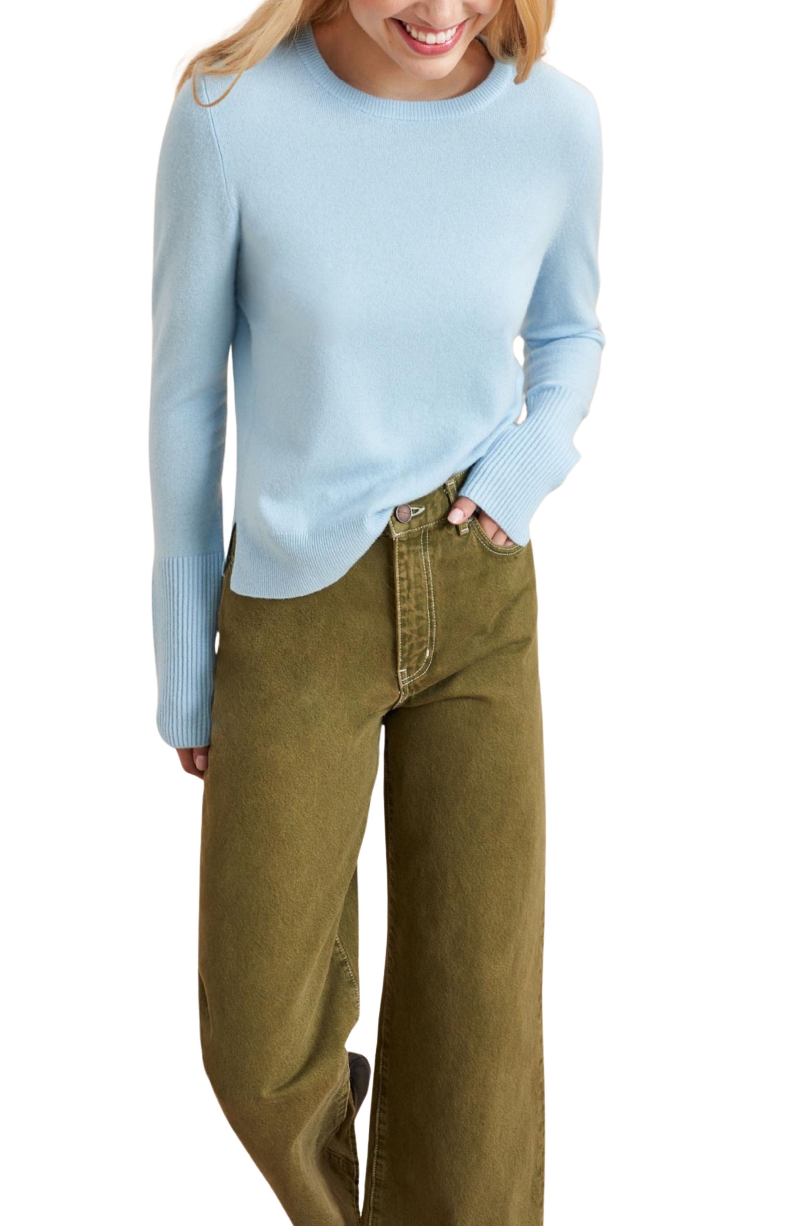 Solid Lean Lines Sweater - image 4