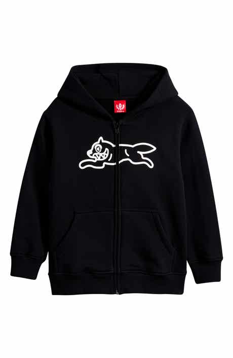 Kids' Running Dog Graphic Zip Hoodie