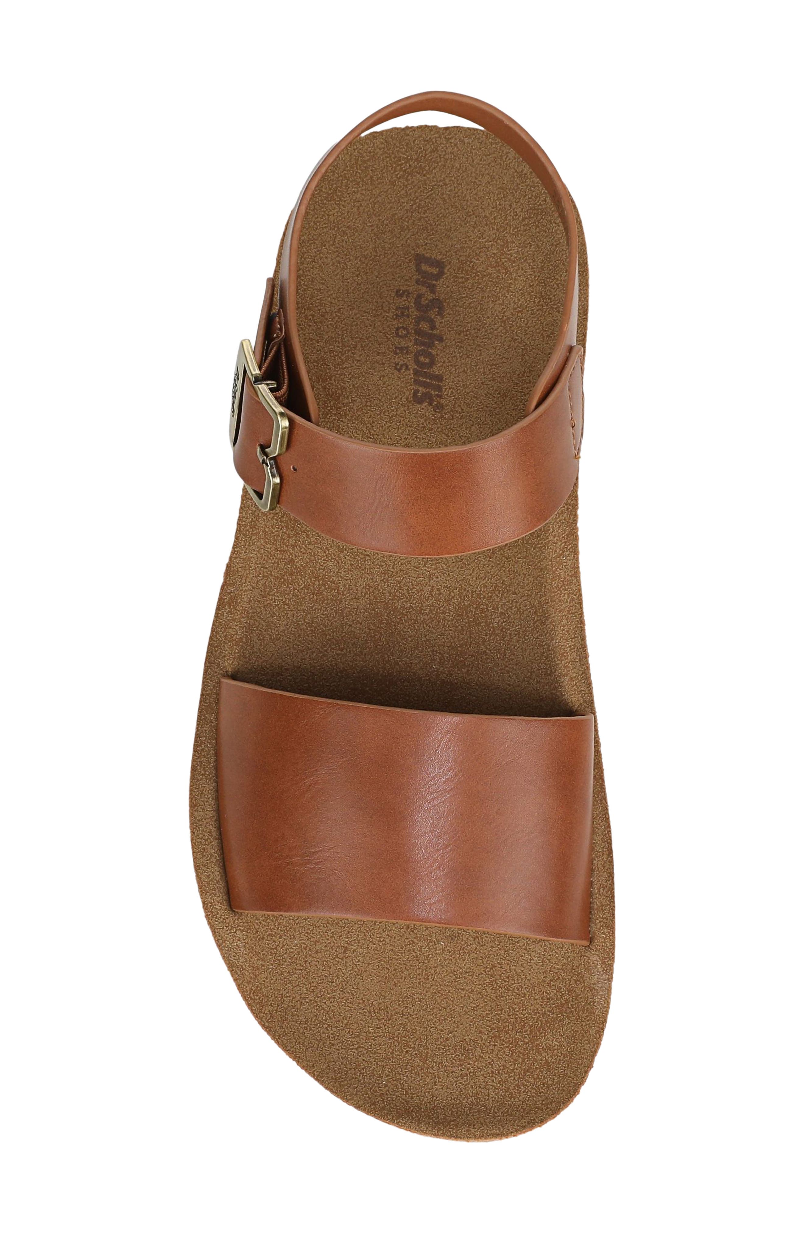 Happy Lucky Wedge Platform Sandal, Alternate, color, HONEY BROWN