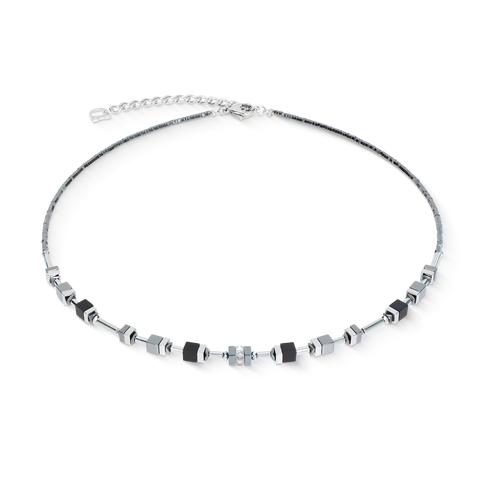 Cube Eclipse Necklace Onyx