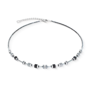 COEUR DE LION Cube Eclipse Necklace Onyx