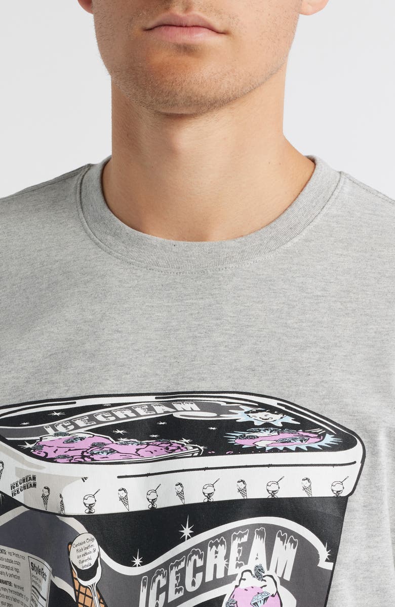 ICECREAM Carton Graphic T-Shirt, Alternate, color, Heather Gray