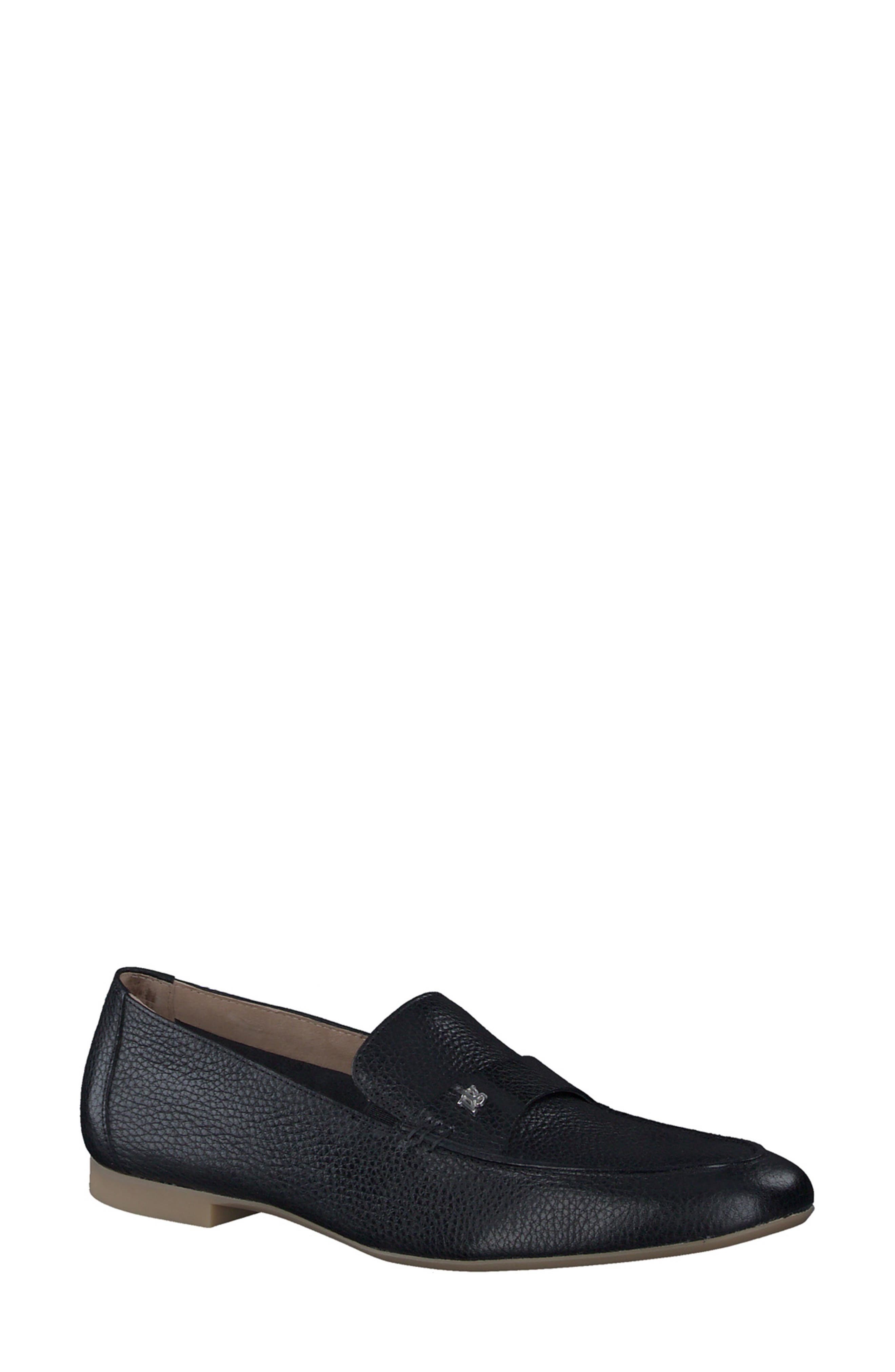 Taylor Loafer, Main, color, BLACK GRAINED