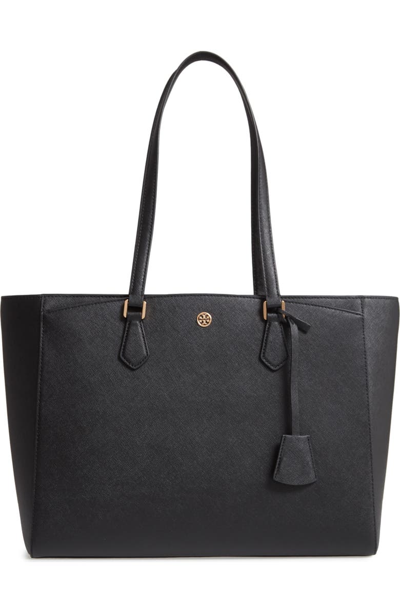 Tory Burch Robinson Saffiano Leather Tote, Main, color,