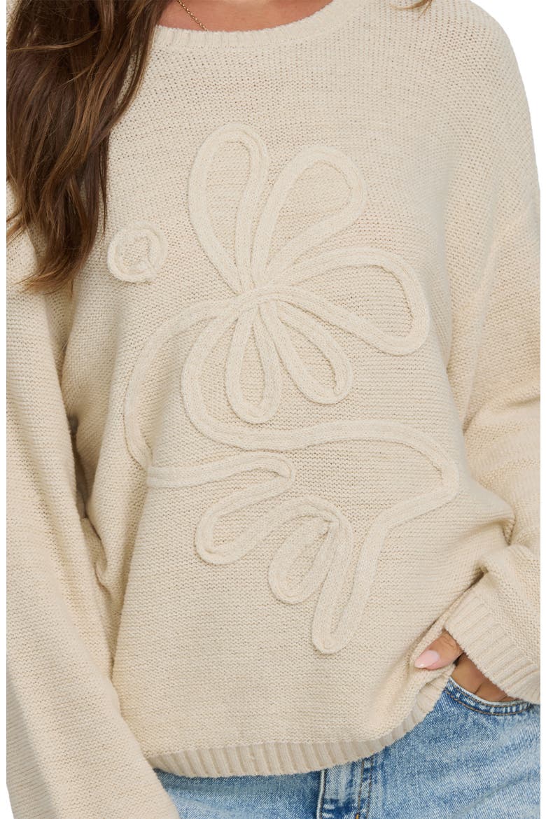 Soft Wave Sweater, Alternate, color, WHITE CAP
