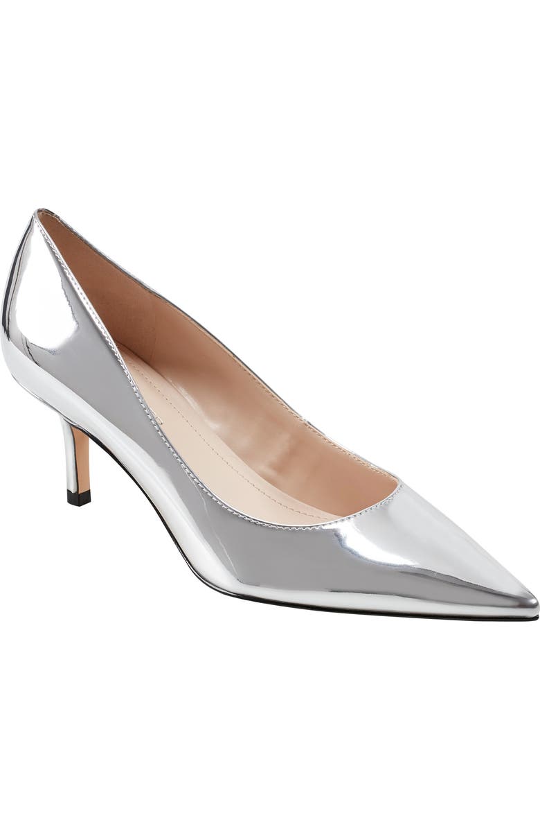 Marc Fisher Alola Pointed Toe Pump, Main, color, Silver