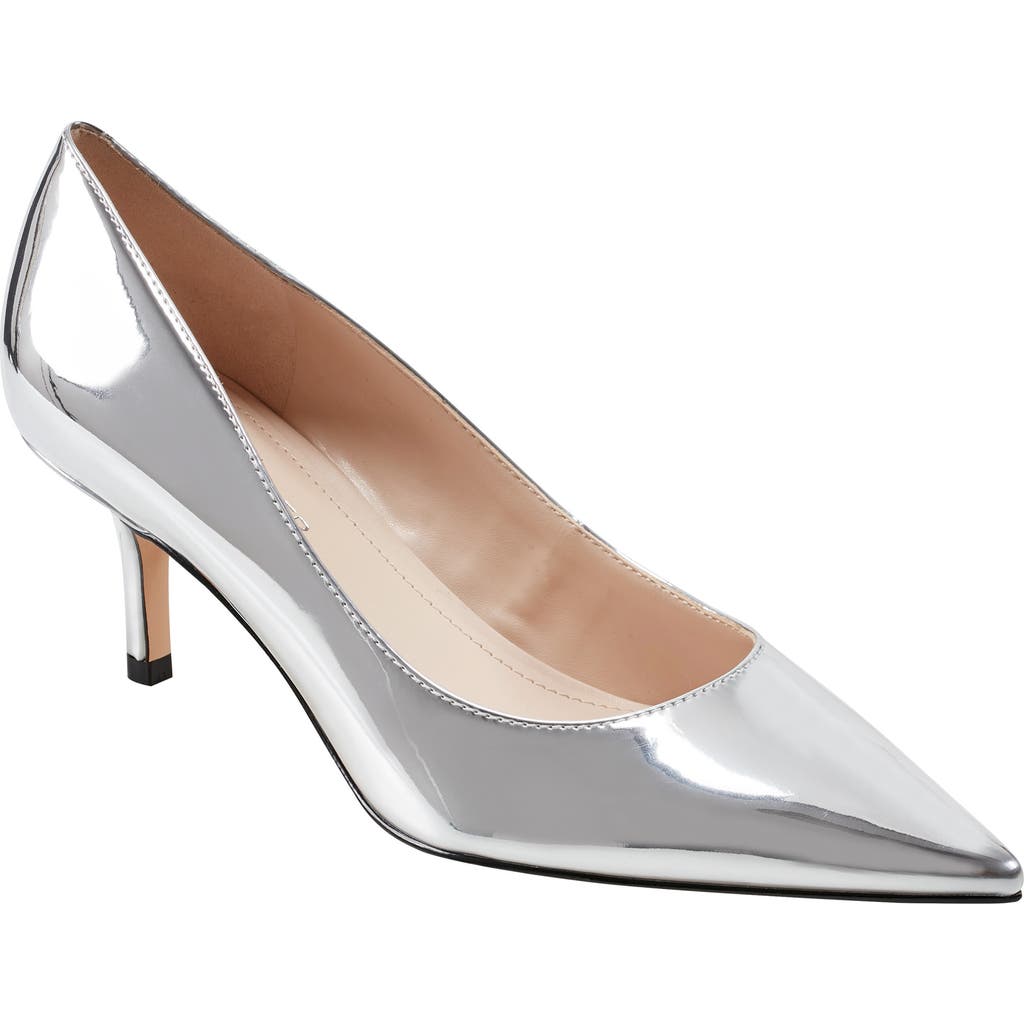 Marc Fisher Alola Pointed Toe Pump In Silver