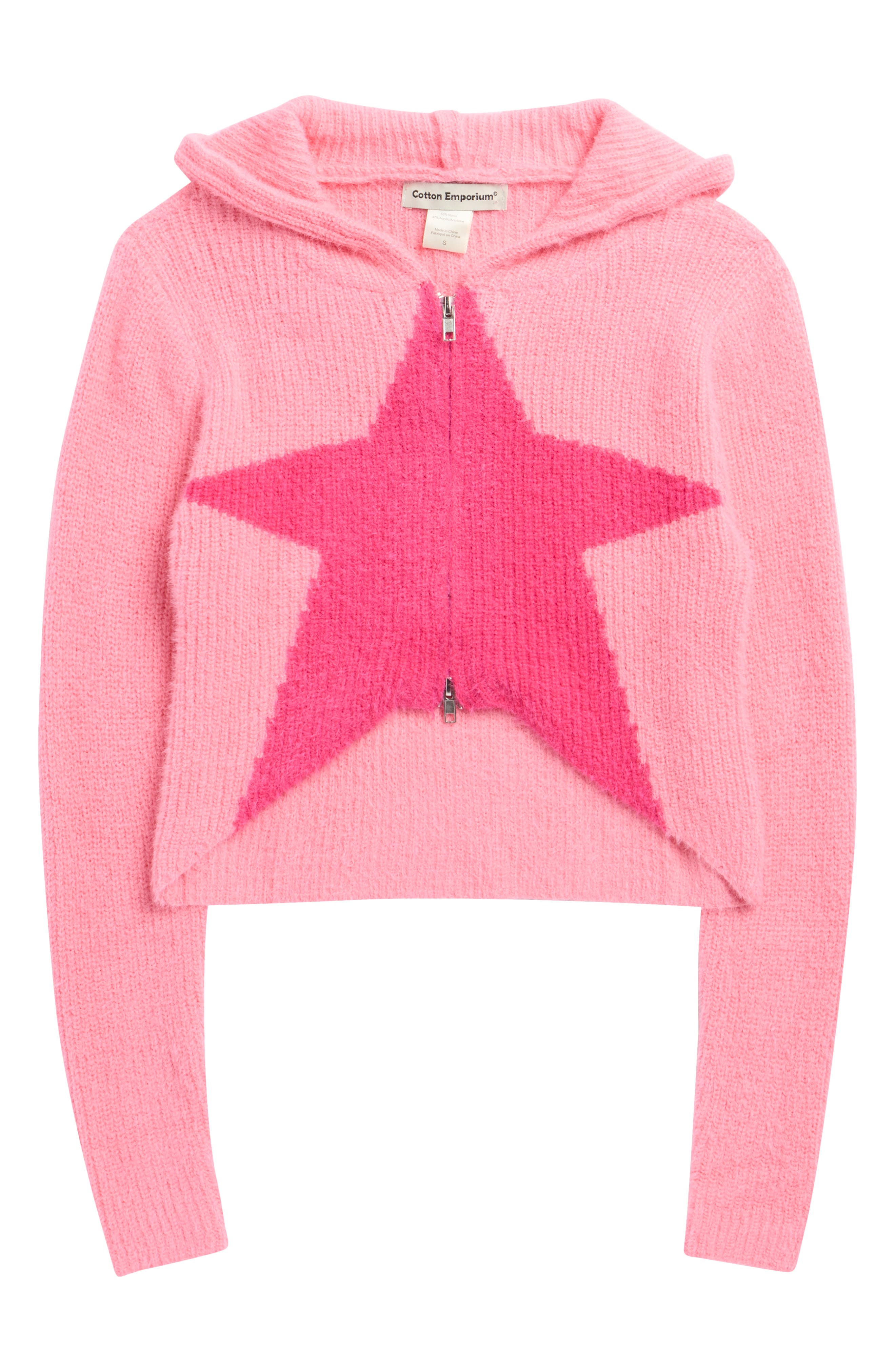 Kids' Zip-Up Graphic Sweater Hoodie