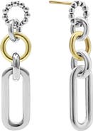 LAGOS Signature Caviar Link Drop Earrings