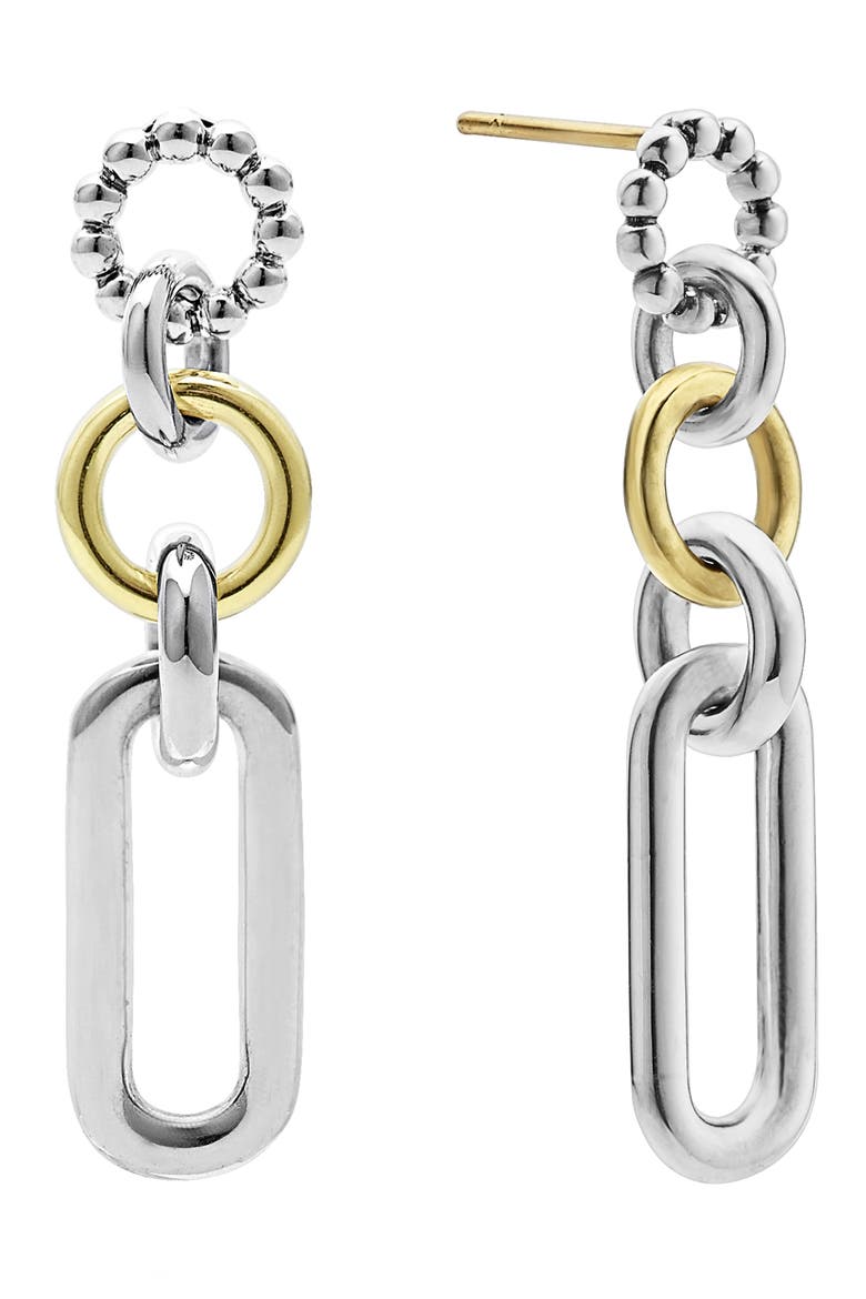 Signature Caviar Link Drop Earrings video