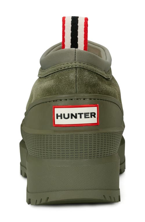 Hunter Askern Waterproof Suede Platform Bootie