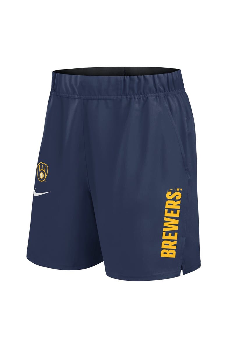 Nike Men's Nike Navy Milwaukee Brewers Woven Victory Performance Shorts, Alternate, color, Navy