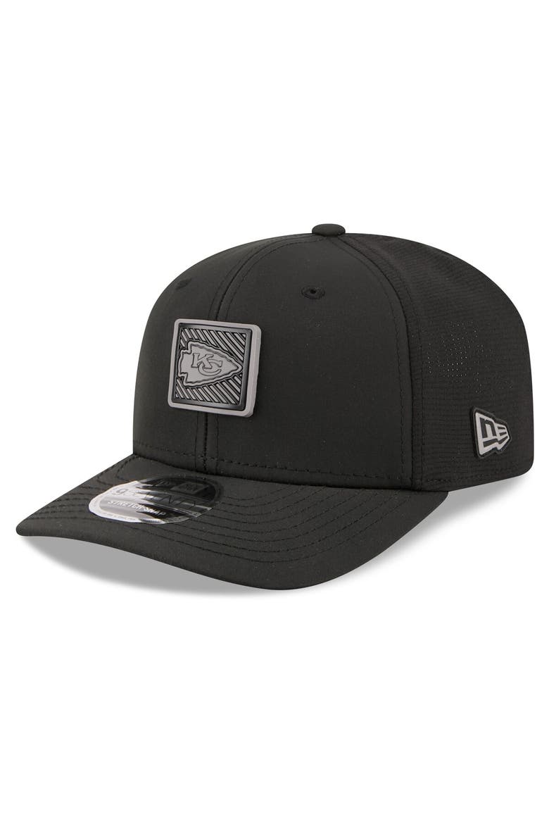 Men's New Era  Black Kansas City Chiefs 2026 NFL Training Camp 9SEVENTY Adjustable Hat, Alternate, color, Black