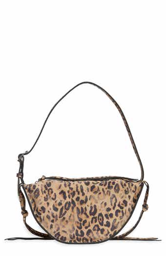 Steve Madden Suede Half Moon Crossbody Bag
