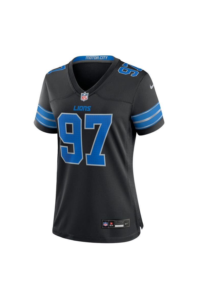 Women's Nike Aidan Hutchinson Black Detroit Lions 2nd Alternate Game Jersey, Alternate, color, Black
