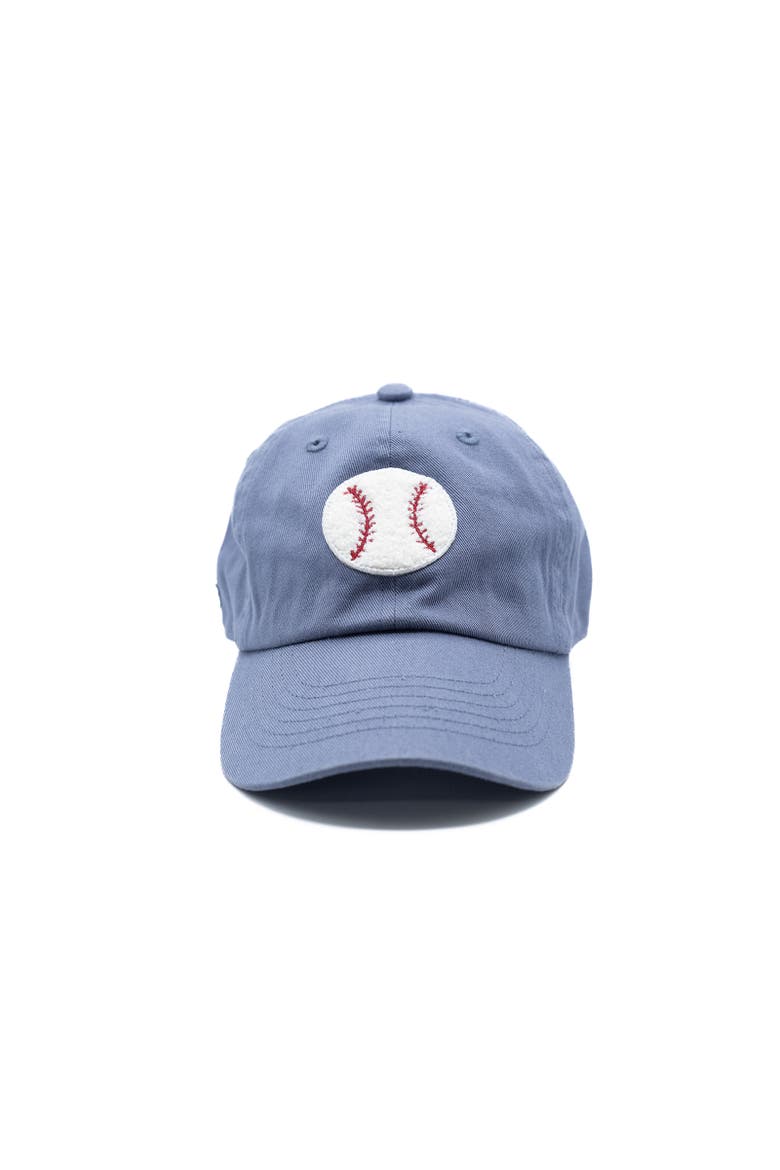 Terry Baseball Hat - Kids, Main, color, DUSTY BLUE