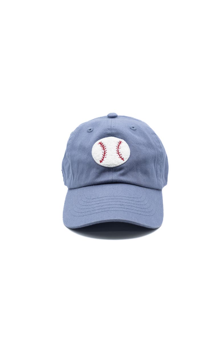 Rey To Z Terry Baseball Hat, Main, color, Dusty Blue