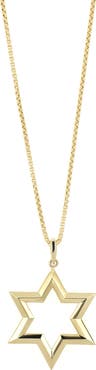 Bony Levy Men's 14K Gold Star of David Pendant Necklace (Nordstrom Exclusive)