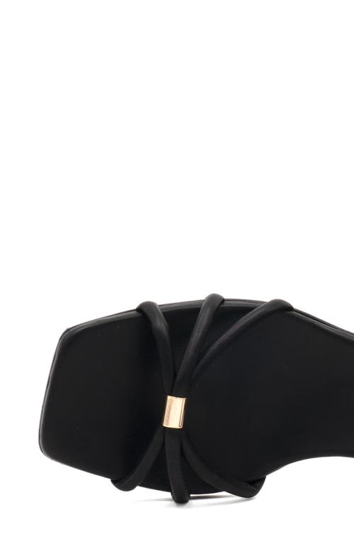 Amalfi By Rangoni Manchester Ankle Strap Sandal In Black Parmasoft