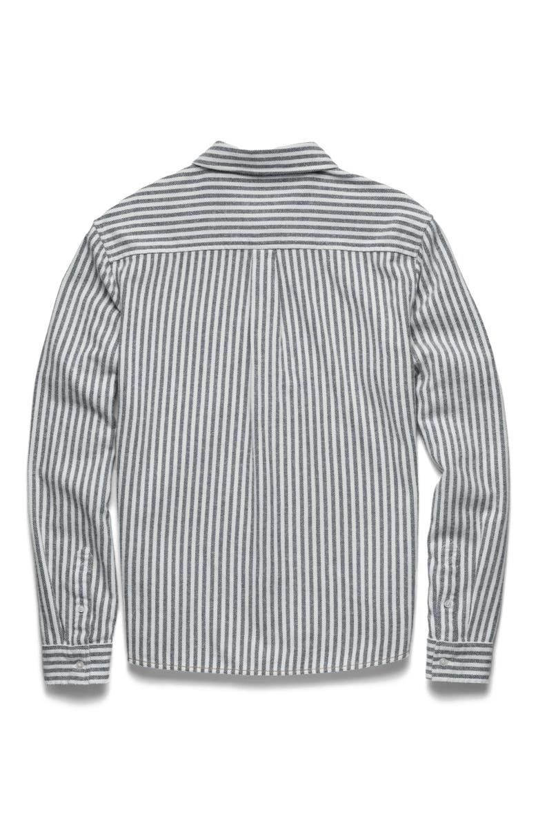 Surfside Supply Co. Brian Twill Stripe Shirt, Alternate, color, Navy