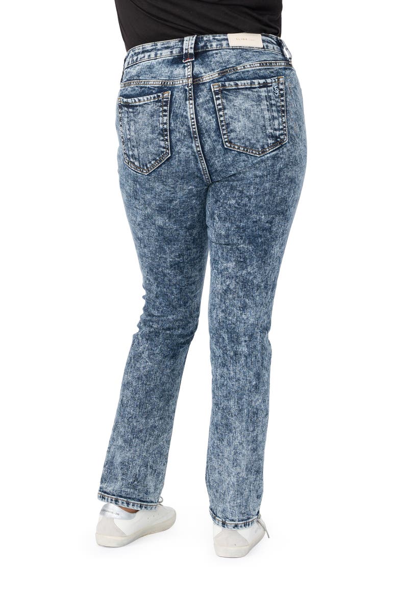 High Waist Straight Leg Jeans, Alternate, color, BRISTOL