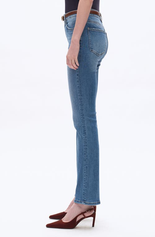 Bayeas Mid Rise Bootcut Jeans In Blue
