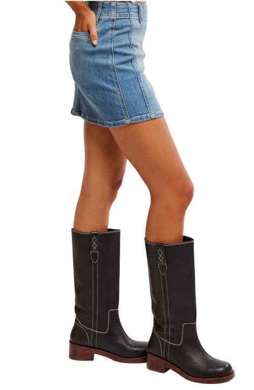 Shop Free People Daylight Denim Miniskirt