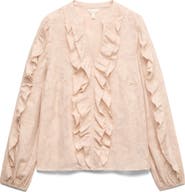 PER UNA BY M&S Jacquard Frill Blouse