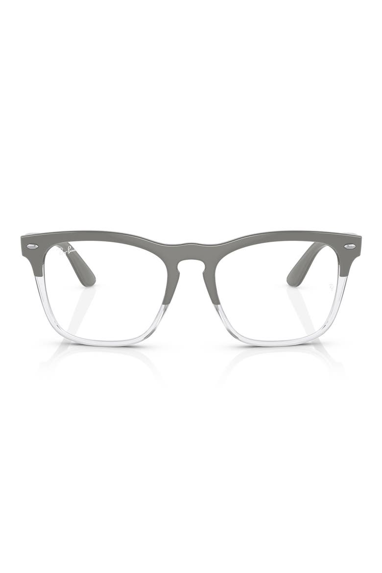 Steve 54mm Square Optical Frames, Main, color, GREY