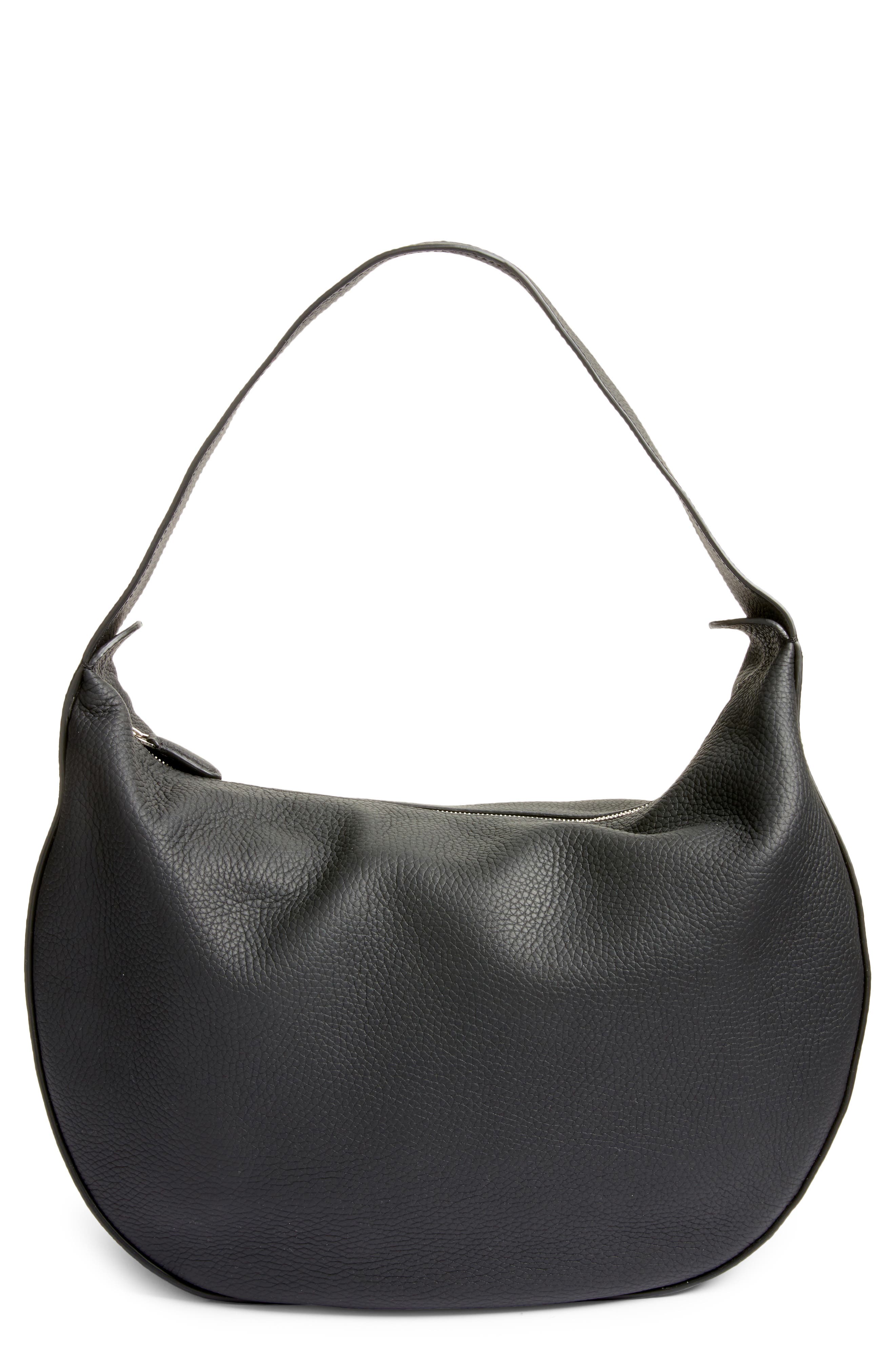 The Row Allie Leather Hobo Bag, Main, color, 