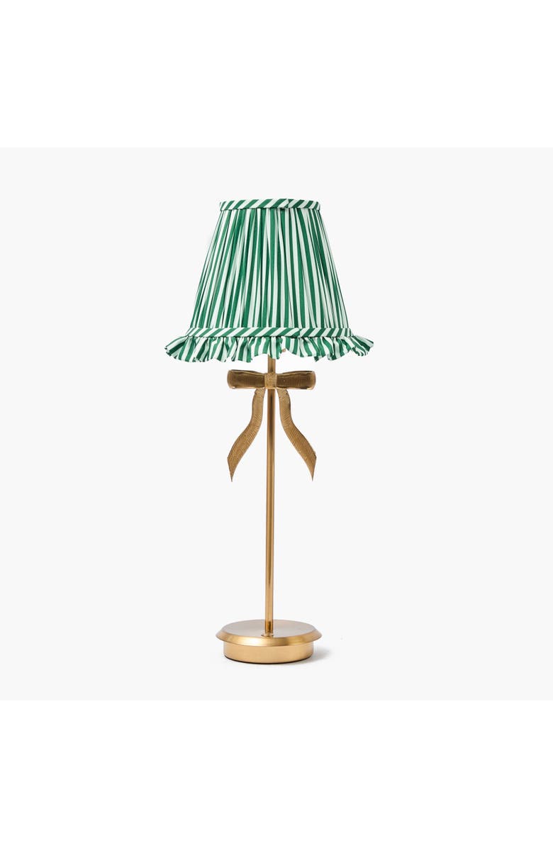 Mrs. Alice Lotus Ruffle Lampshade, Alternate, color, Green