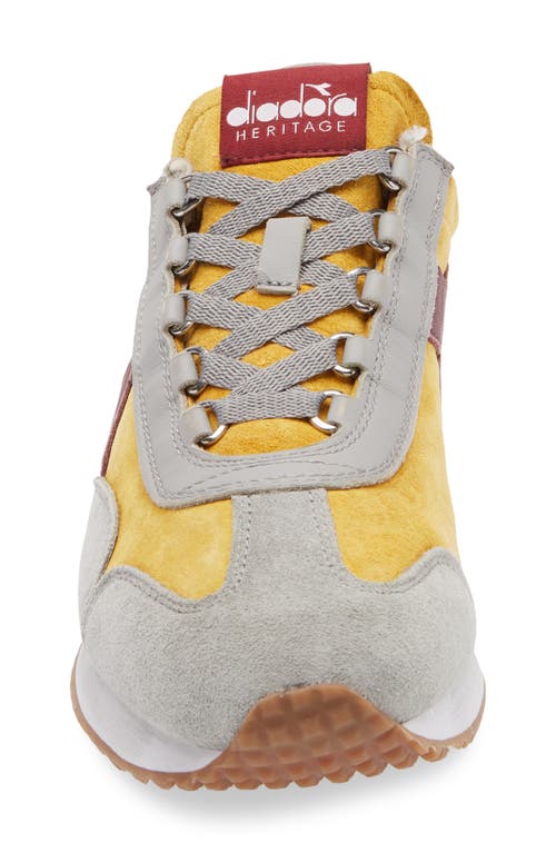 Diadora Equipe 75 Sneaker In Yellow