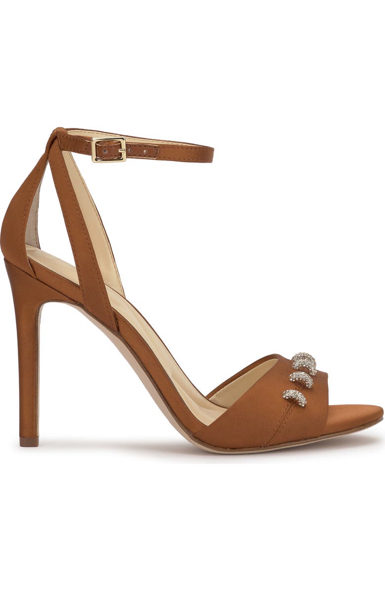 Jessica Simpson Juminee Ankle Strap Sandal, Alternate, color, Golden Copper Matte Satin