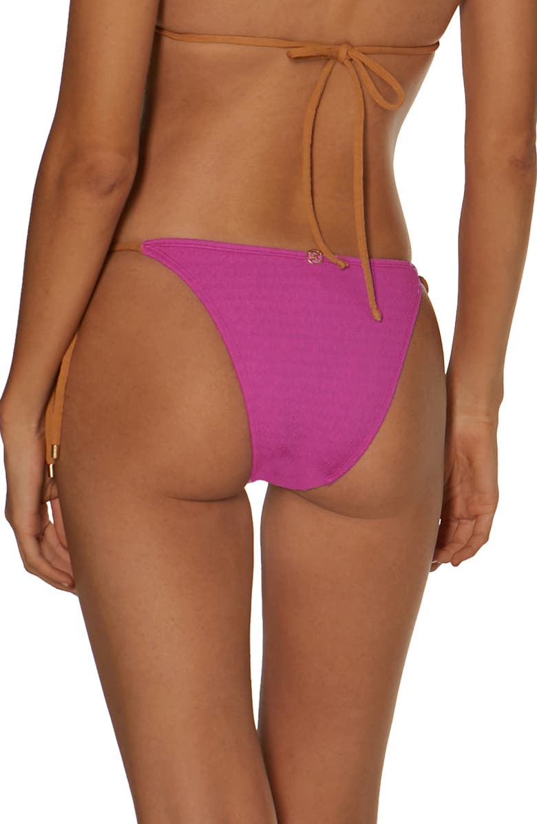 ViX Paula Hermanny ViX Firenze Colorblock Side Tie Bikini Bottoms, Alternate, color,